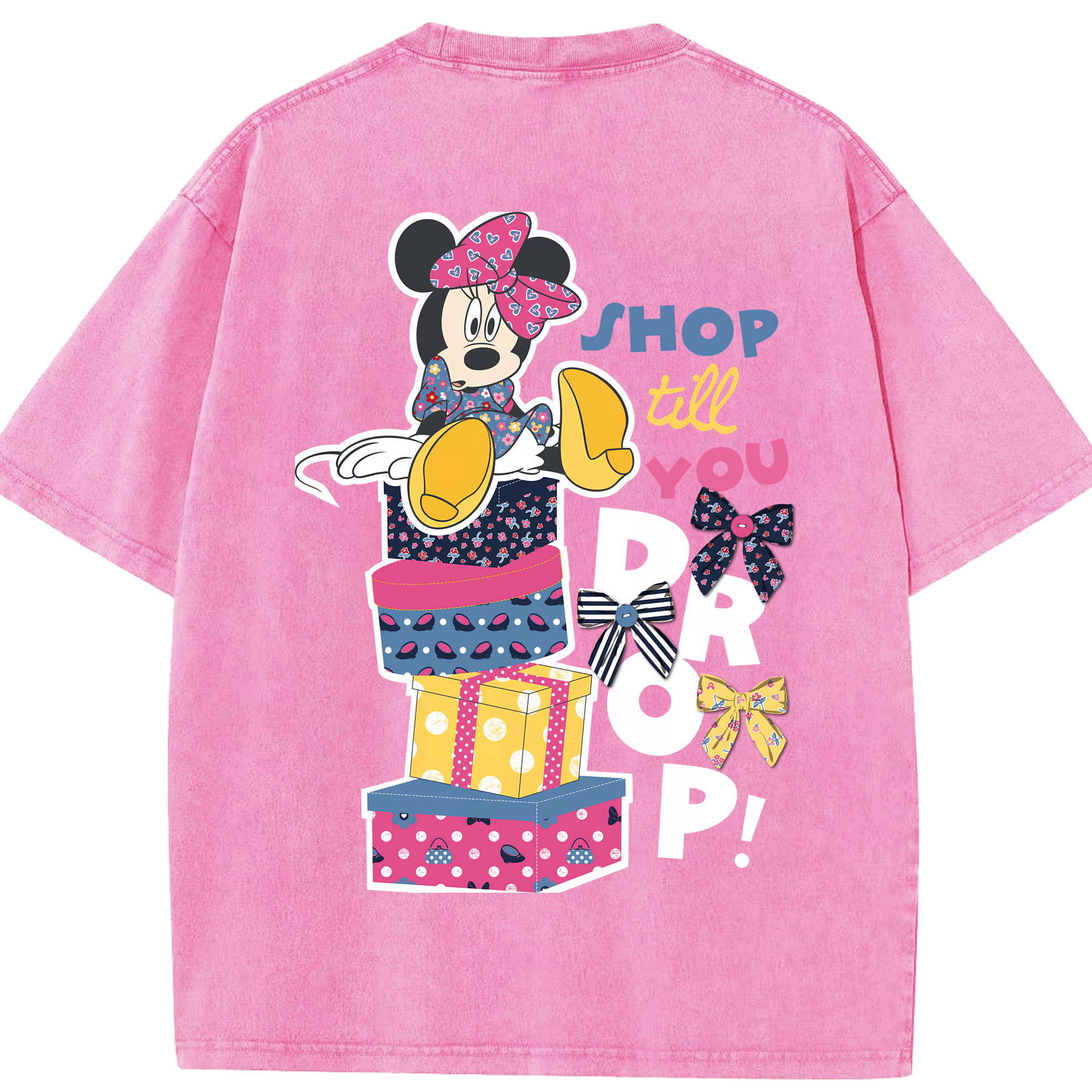（画像用） ミッキーマウス Mickey Mouse 綿100% ヴィンテージ風 半袖Tシャツ（背面プリント）